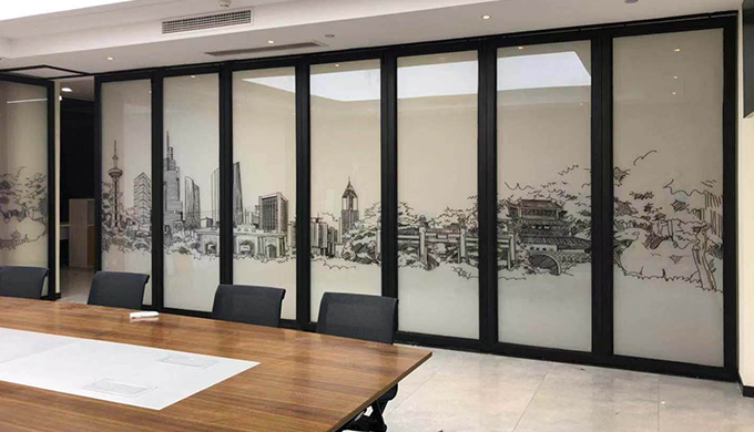 上海办公室装修智能调光玻璃