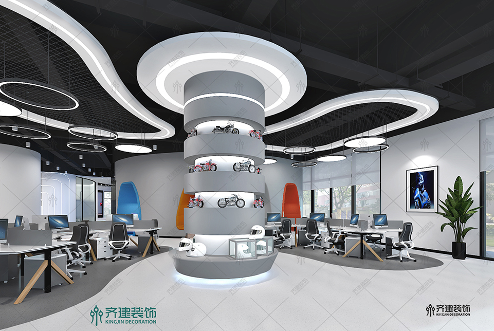  上海汤泉国际大厦开放办公区装修设计 