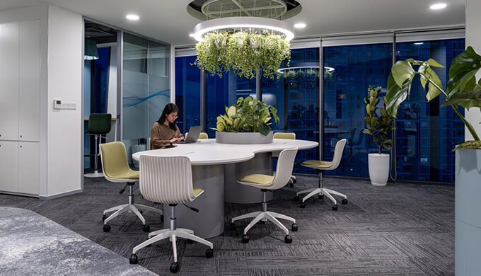 上海会计事务所办公室装修设计方案