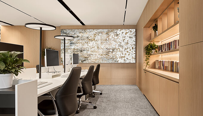 上海跨境电商企业办公室装修50万预算方案 