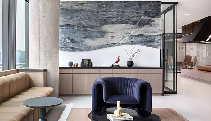 上海网络游戏公司办公室墙面设计方案 