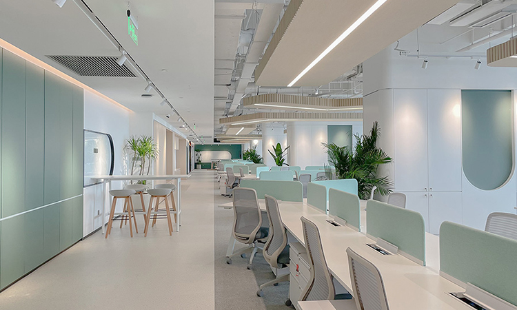 浦东临港跨境电商海外直播办公室装修方案