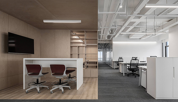 上海跨境电商办公室展厅装修设计要点 