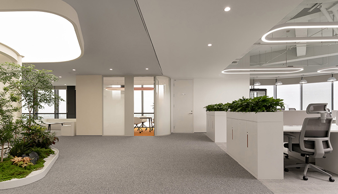 整层办公室装修灯饰怎么选 