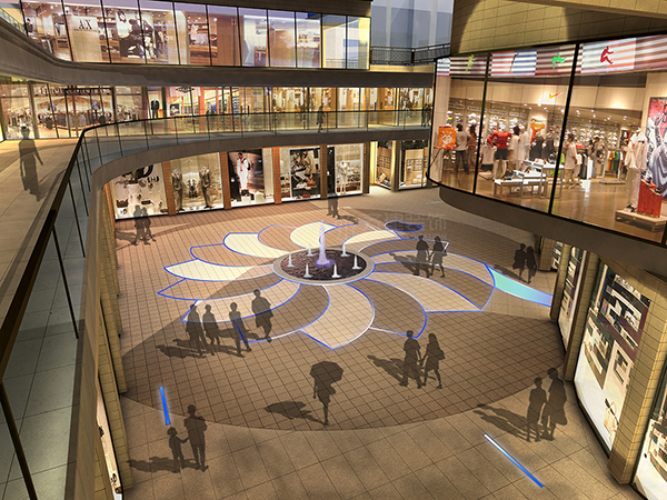  上海办公室装修公司商业街月亮湾装修案例  